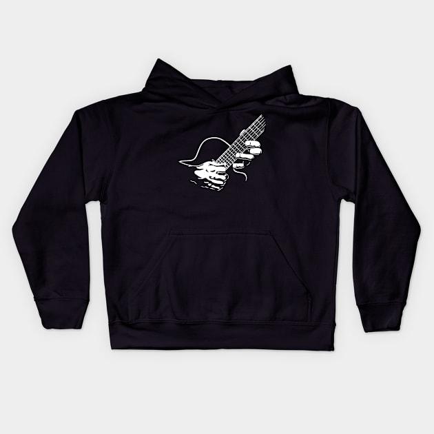 Guitar Hands II Kids Hoodie by kbilltv